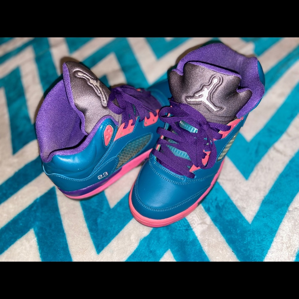 Tropical Teal Air Jordan Retro 5’s